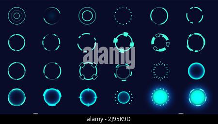 circle set Stock Vector