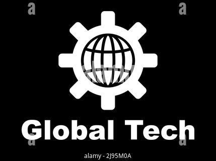 Global Teach Logo Vector design Stock Vector