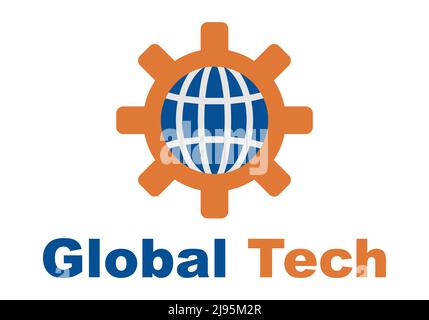 Global Teach Logo Vector design Stock Vector