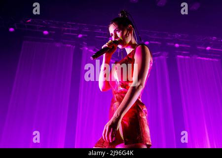 May 20, 2022: Welsh pop star Marina (Marina Diamandis) performing at the o2 Apollo Manchester UK as part of  her ''Ancient Dreams In a Modern Land'' UK and European Tour 2022 (Credit Image: © Andy Von Pip/ZUMA Press Wire) Stock Photo