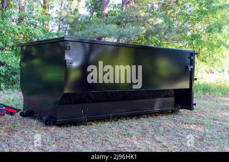 Construction Trash Garbage Dumpsters Metal Container House Renovation Stock  Photo by ©photovs 390643860