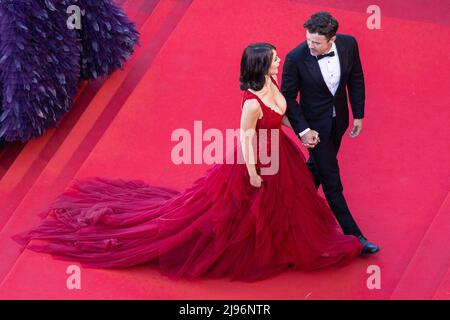 Cannes, France. 20th May, 2022. CANNES - MAY 20: Caylee Cowan arrives to  the premiere of  Three Thousand Years of Longing  during the 75th Edition  of Cannes Film Festival on