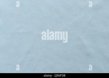 Light blue color microfiber eyeglasses cleaning cloth textured background Stock Photo