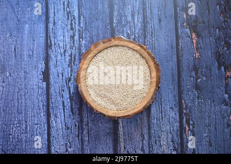 Raw whole dried barnyard millet Stock Photo