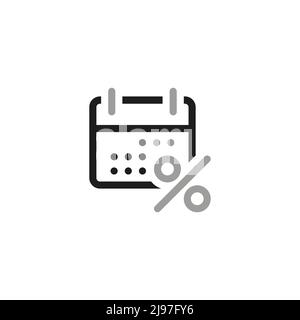 Simple of Tax Related Vector Line Icons. Contains such Money Report, Interest Rate, Tax Return and more. Stock Vector