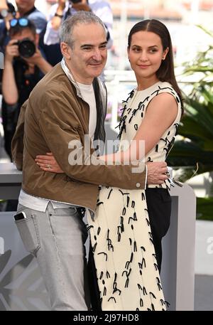 Cannes, France. 21st May, 2022. Swedish actress Alicia Vikander attends the  photo call for Irma Vep at Palais des Festivals at the 75th Cannes Film  Festival, France on Saturday, May 21, 2022.