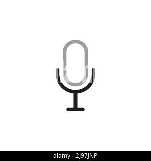 Simple Video Conference Interface Related Vector Line Icons. Contains such Icons as Share Screen, Mute Button, Switch to Presenter View. Stock Vector