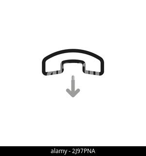 Simple Video Conference Interface Related Vector Line Icons. Contains such Icons as Share Screen, Mute Button, Switch to Presenter View. Stock Vector