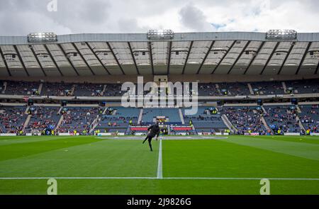 Glasgow, Scotland, 21st May 2022.   Hampden Park before the Scottish Cup match at Hampden Park, Glasgow. Picture credit should read: Neil Hanna / Sportimage Stock Photo