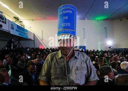 Naples, Italy. 21st May, 2022. The second day of the Forza Italia convention 'Italy of the future' held in Naples, at the Mostra d'oltremare on 21 May 2022. Credit: Independent Photo Agency/Alamy Live News Stock Photo