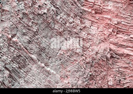 pink mountain cut surface texture. Abstract nature backgrounds Stock Photo