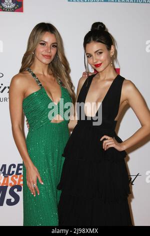 Maddy Grace and Victoria Justice attends the 29th Annual Race to Erase