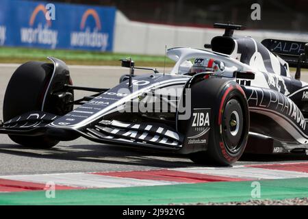 21st May 2022; Barcelona, Circuit de Barcelona Catalunya, Spain. F1 Grand Prix of Spain, Qualification sessions; Pierre Gasly of France driving the AT03 (10) Alpha Tauri F1 Team Stock Photo