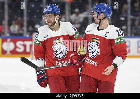 TAMPERE, FINLAND - MAY 29: David Pastrnak of Czech Republic