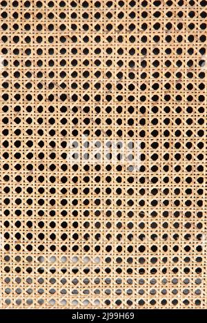 Patterns and structures of woven raffia Stock Photo
