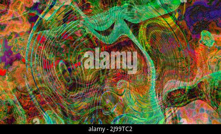 Abstract multi-colored textured fantasy background. Design, art