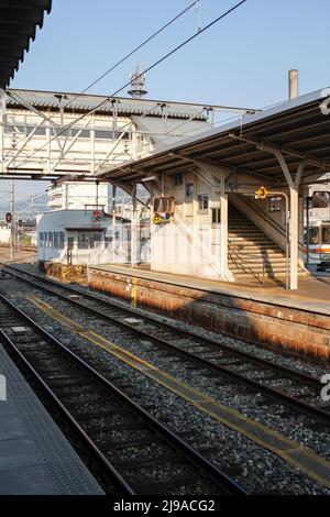 iida, nagano, japan, 2022/11/05 , iida station in nagano, japan. Stock Photo