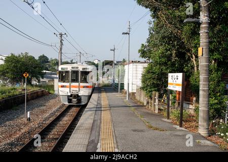 iida, nagano, japan, 2022/11/05 , dashina station in iida, nagano, japan. Stock Photo