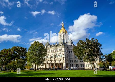 Connecticut State Capitol in downtown Hartford, Connecticut in USA Stock Photo