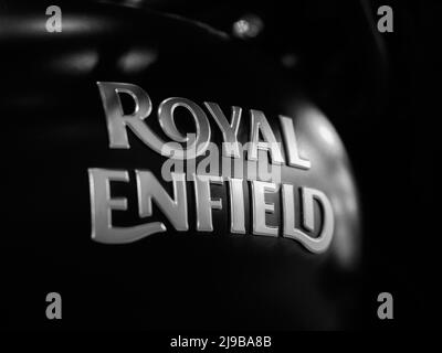 Royal Enfield Logo Stock Photo