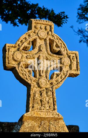 France, Morbihan, Etel river, Belz, Saint-Cado island, the fountain Stock Photo