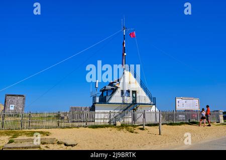 France, Morbihan, Etel, Etel river, the semaphore Stock Photo