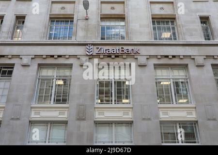 Ziraat Bank at 45-47 Corhill in the City of London Stock Photo