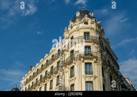 Lyon, France - May 10, 2022 : View of the world famous Carlton Hotel in the center of Lyon Stock Photo