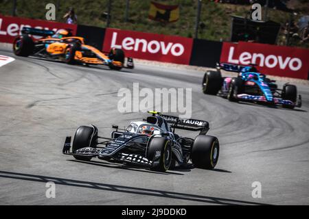 Barcelona, Spain. 22nd May, 2022. F1 pilots compete during the Spanish GP at Circuit de Catalunya Credit: Matthias Oesterle/Alamy Live News Stock Photo