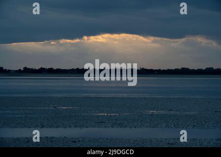 The baie des Veys in Normandy, France Stock Photo