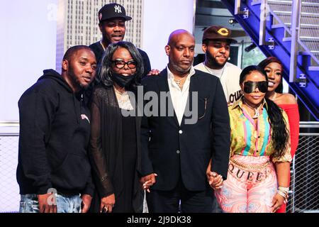 Lil Kim and Lil Cease attend The Notorious B.I.G.’s 50th birthday gala