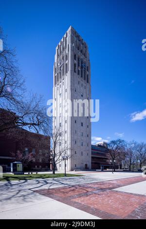 The Burton Memorial Tower University of Michigan campus Ann