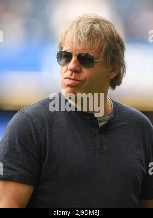 London, UK. 22nd May, 2022. 22 May 2022 - Chelsea v Watford - Premier League - Stamford Bridge New Chelsea owner Todd Boehly walks across the Stamford Bridge pitch. Picture Credit : Credit: Mark Pain/Alamy Live News Stock Photo