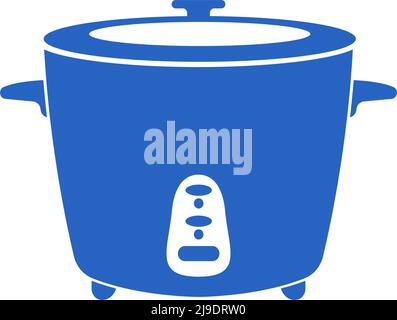 Rice cooker icon flat design illustration template vector Stock Vector
