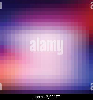 Abstract blurred mosaic background with neon illuminations. Vector graphic pattern Stock Vector