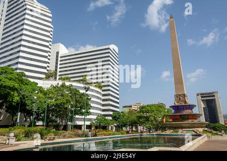 May 22, 2022, Caracas, Miranda, Venezuela: View of Plaza Francia de Altamira, Chacao municipality (also known as Plaza Altamira), in the heart of Caracas, capital of Venezuela. (Credit Image: © Jimmy Villalta/ZUMA Press Wire) Stock Photo