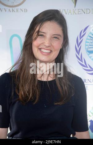 Malibu, California, USA. 21st May, 2022. Charlotte Hendrickx attends The Launch of the Justice ForOM Summit series and Ecovvear Fashion Show at Marwah Estate, Malibu, CA on May 21, 2022 Credit: Eugene Powers/Alamy Live News Stock Photo