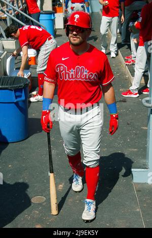 LOS ANGELES, CA - MAY 12: Philadelphia Phillies designated hitter