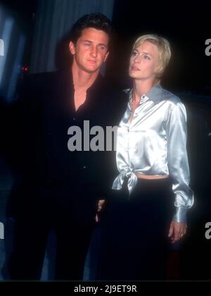 Los Angeles, California, USA 12th June 1996 Actor Sean Penn and Actress Robin Wright attend 'Moll Flanders' Premiere at Avco Cinema on June 12, 1996 in Los Angeles, California, USA. Photo by Barry King/Alamy Stock Photo Stock Photo
