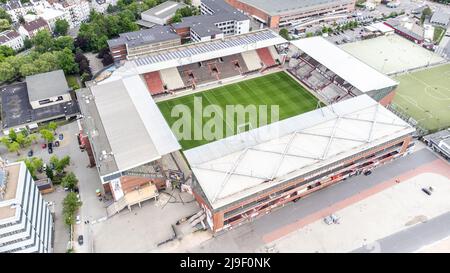 Millerntor-Stadion, Millerntor Stadium, home of FC St Pauli, Hamburg, Germany Stock Photo