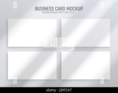 Horizontal Business Cards Set Stock Vector