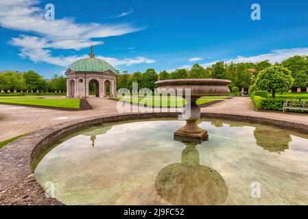 Munich Germany, Munich Hofgarten (Court Garden) with Dianatempel Stock Photo