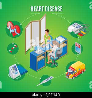Disease monitoring concept icons set Stock Vector Image & Art - Alamy