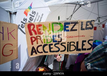 Belgian Pride Brussels 2022 Stock Photo