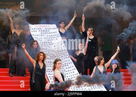Cannes, France. 22nd May, 2022. Cannes, France, Sunday, May. 22, 2022 - is seen at the Holy Spider red carpet during the 75th Cannes Film Festival at Palais des Festivals et des Congrès de Cannes . Picture by Credit: Julie Edwards/Alamy Live News Stock Photo