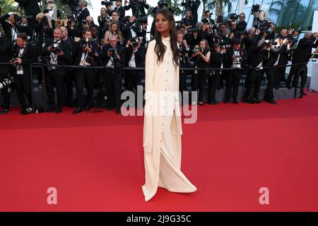Cannes, Frankreich. 20th May, 2022. Liya Kebede attends the premiere of 'Three Thousand Years of Longing' during the 75th Annual Cannes Film Festival at Palais des Festivals in Cannes, France, on 20 May 2022. Credit: dpa/Alamy Live News Stock Photo