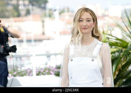 Alba Rohrwacher poses at the photocall of 'Marcel!' during the 75th Annual Cannes Film Festival at Palais des Festivals in Cannes, France, on 22 May 2022. Stock Photo