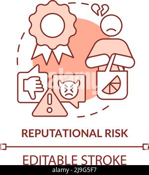 Reputational risk concept icon Stock Vector Image & Art - Alamy
