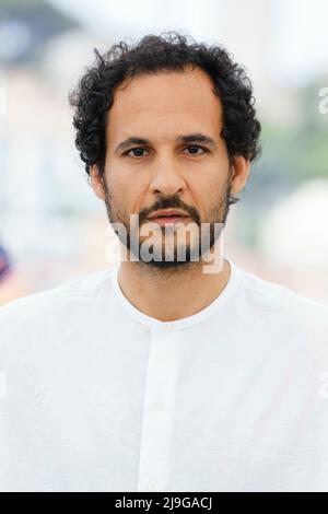 Cannes, Frankreich. 23rd May, 2022. Ali Abbasi poses at the photocall of 'Holy Spider' during the 75th Annual Cannes Film Festival at Palais des Festivals in Cannes, France, on 23 May 2022. Credit: dpa/Alamy Live News Stock Photo