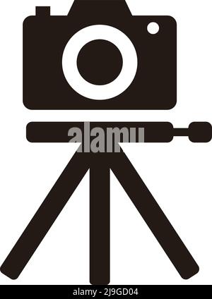 Compact camera icon. A simple vector with a transparent background. Editable vector. Stock Vector